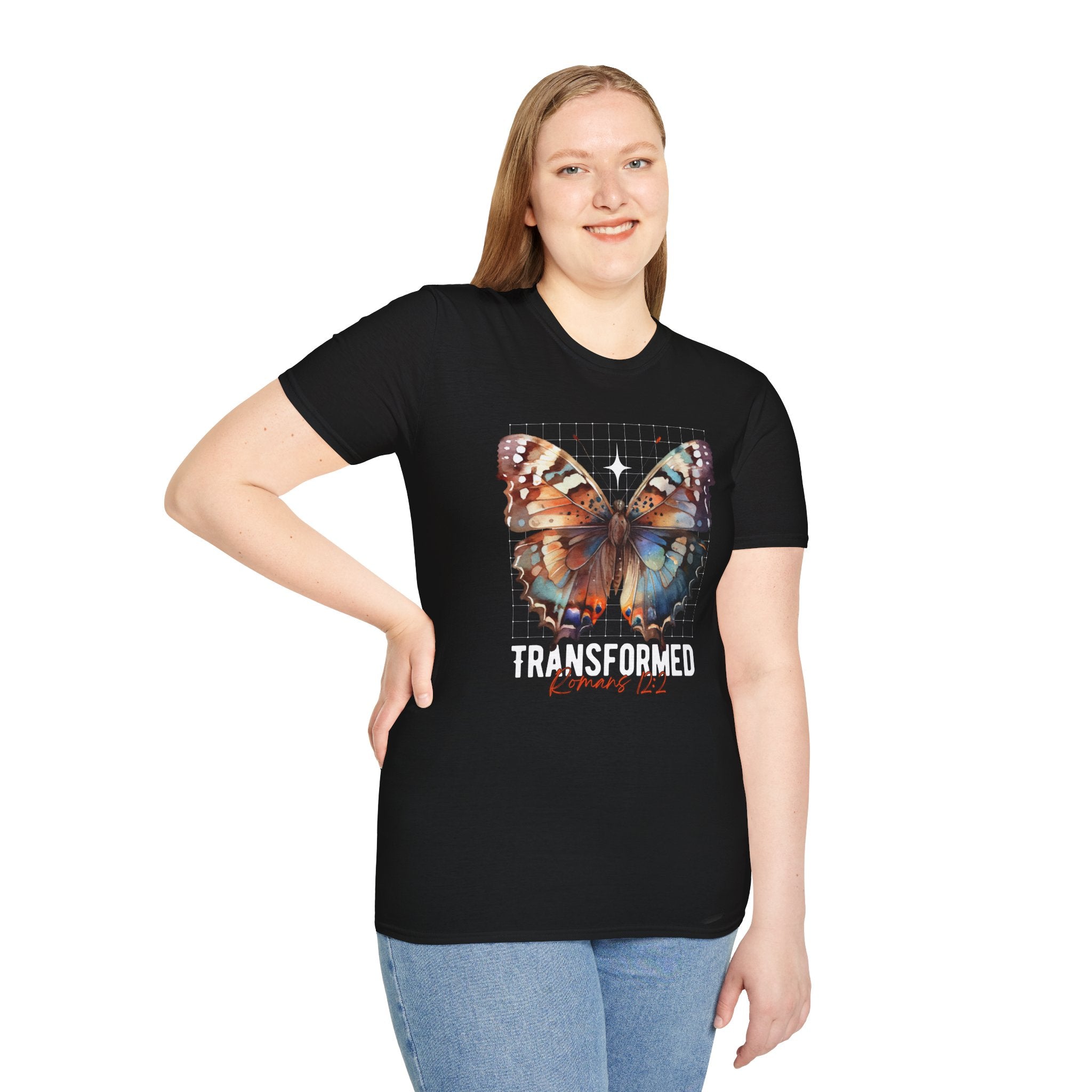 Transformed Butterfly T-Shirt — Inspirational Metamorphosis Graphic Tee