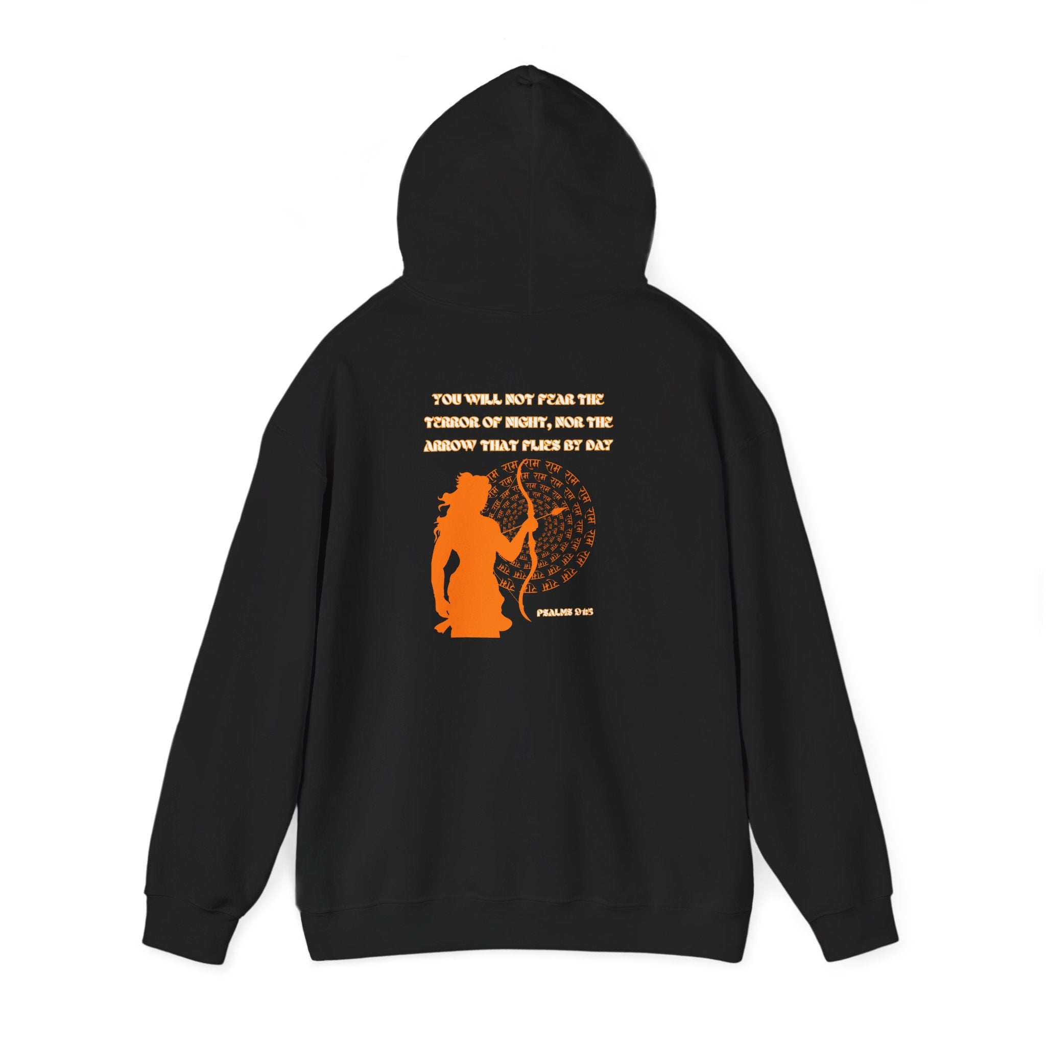 The Lord Is My Refuge Hoodie — Psalms 91:5 Christian Faith Sweatshirt