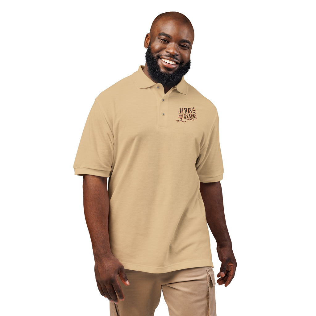 Jesus has Risen Polo Shirt