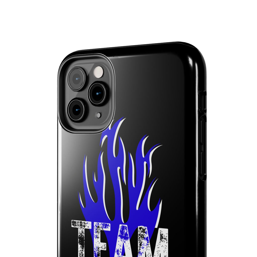 Team Jesus Phone Case — Blue Flame Christian Protective Case