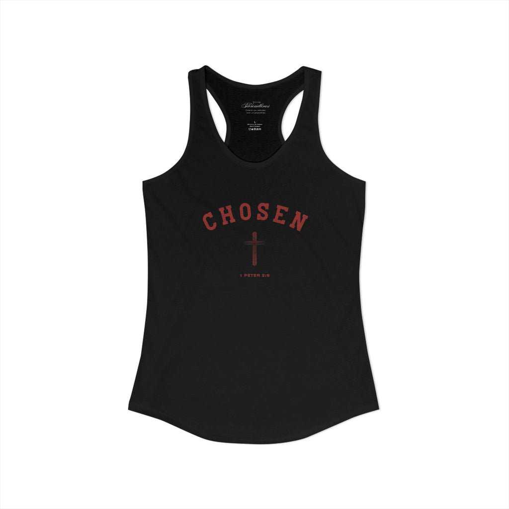 Chosen - 1 Peter 3:9 Christian Racerback Tank