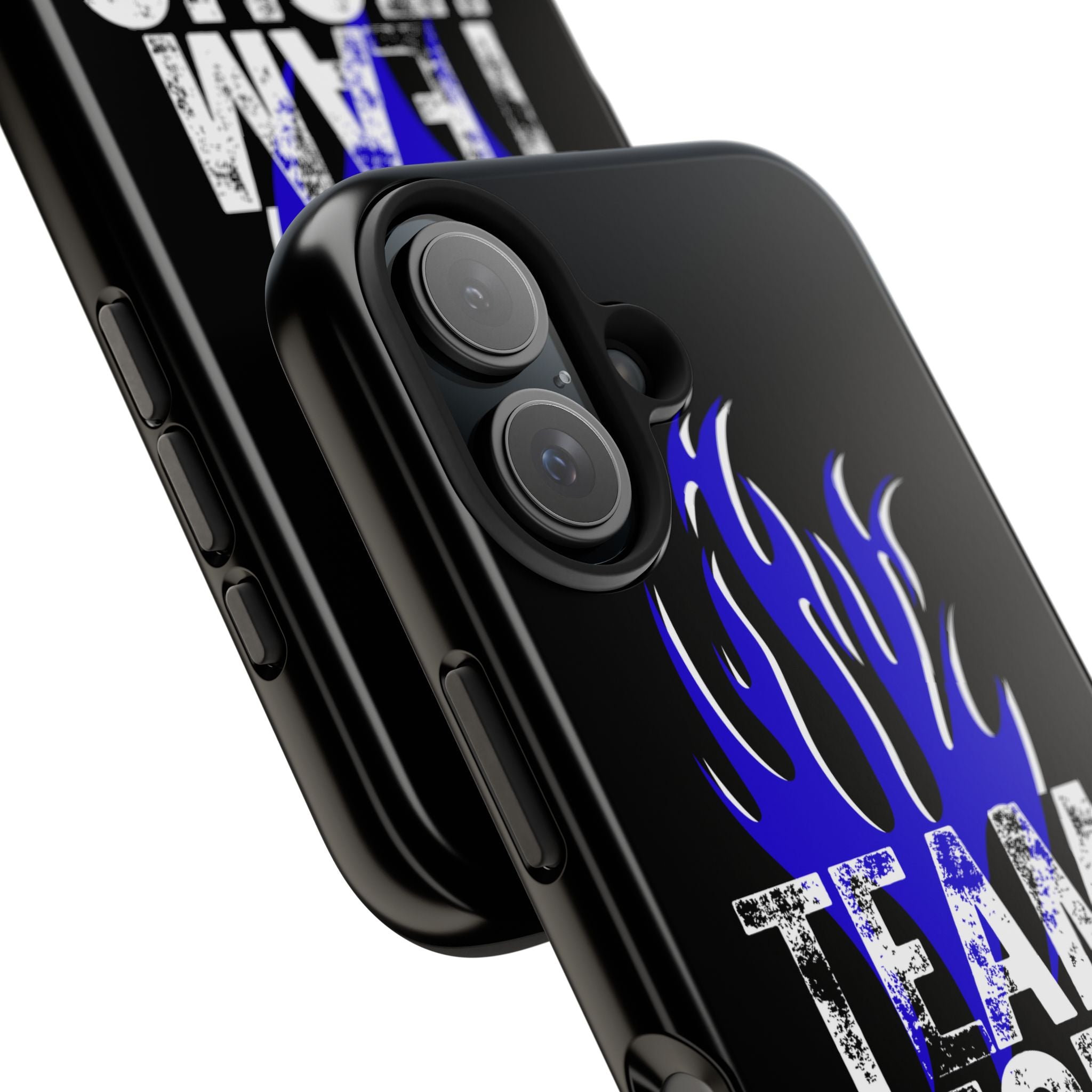 Team Jesus Phone Case — Blue Flame Christian Protective Case