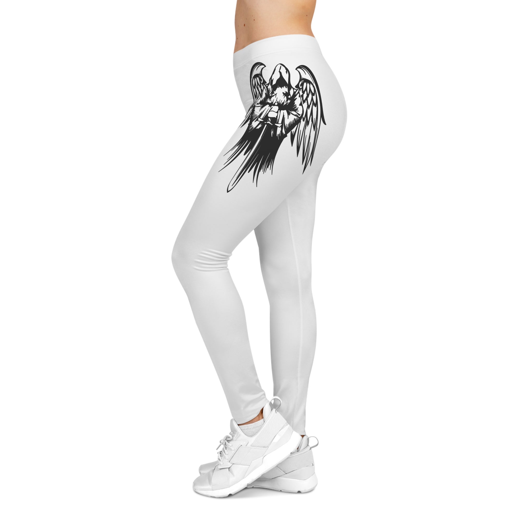 Guardian Angel "Protected" Graphic Leggings