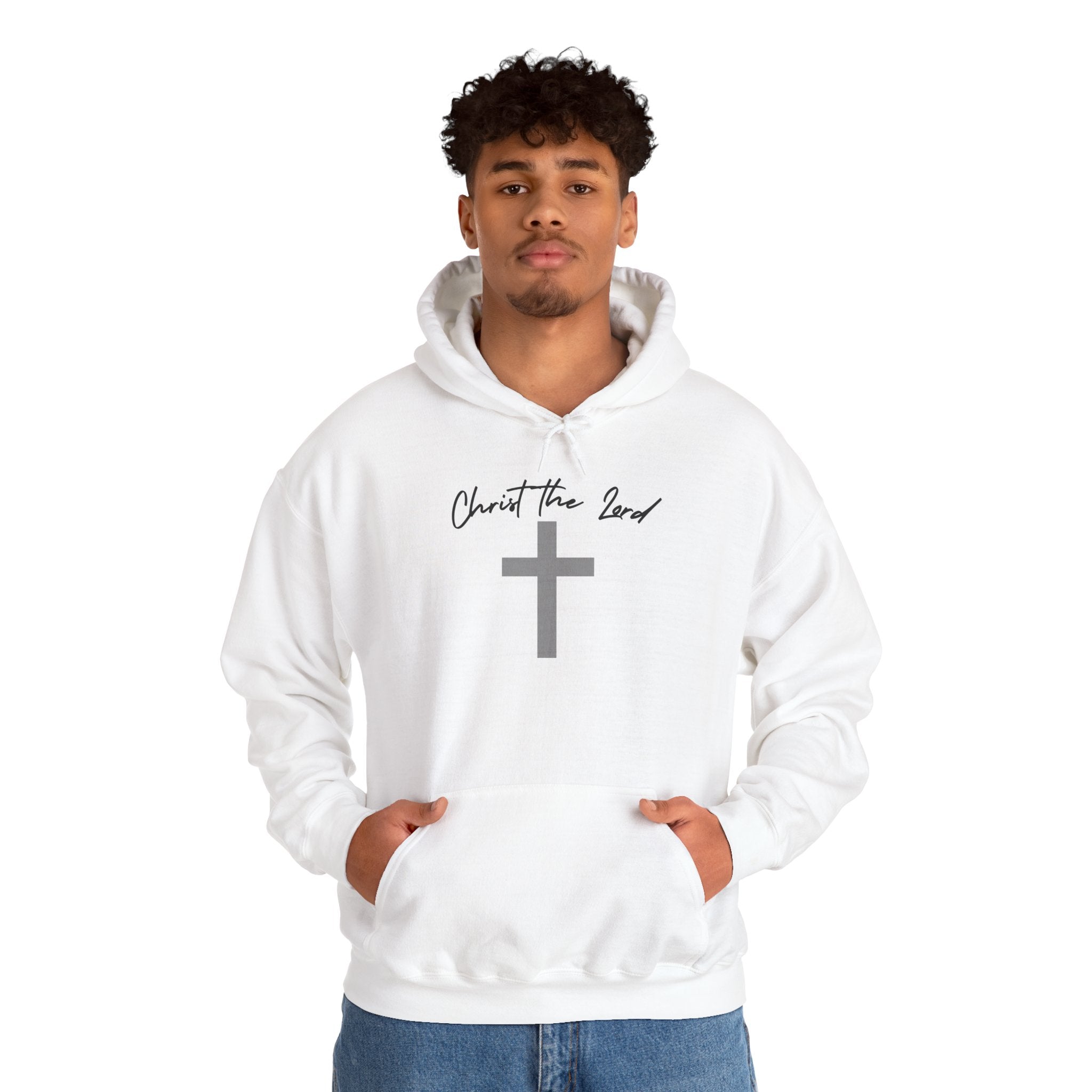 Christian Cross Hoodie – "Christ the Lord" Resurrection Design