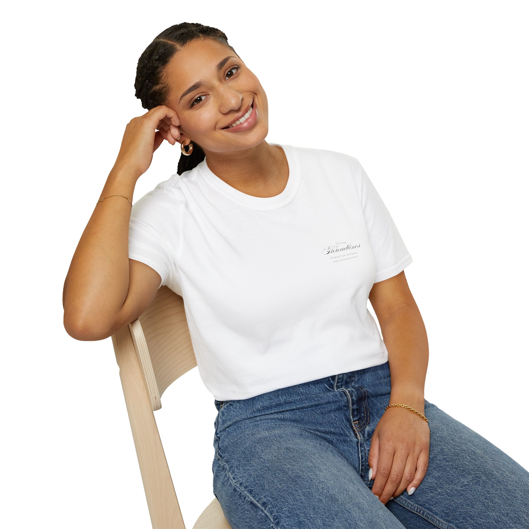 Christian Faith T-Shirt — "When the people around you reject you… Jesus loves you" Graphic Tee