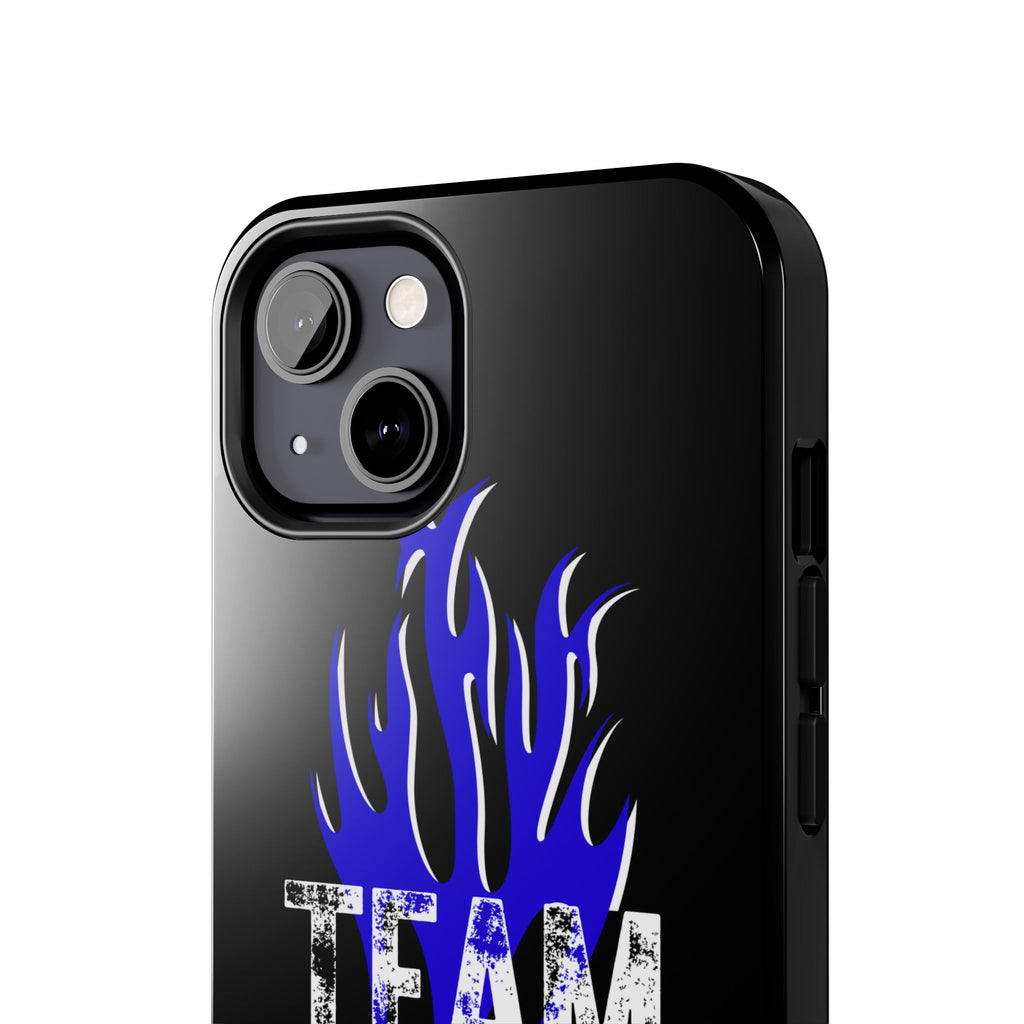 Team Jesus Phone Case — Blue Flame Christian Protective Case