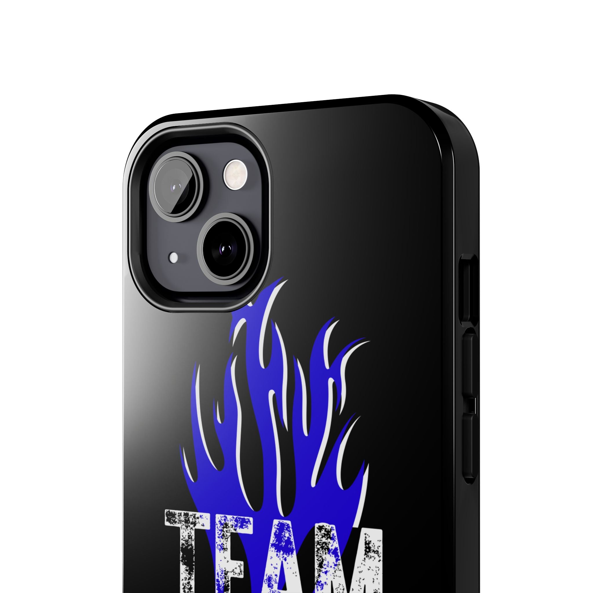 Team Jesus Phone Case — Blue Flame Christian Protective Case