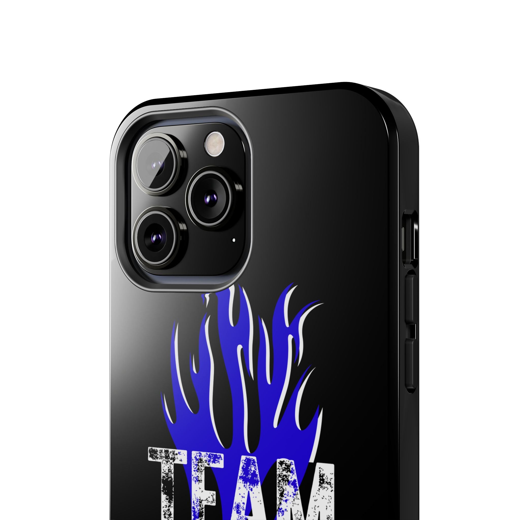 Team Jesus Phone Case — Blue Flame Christian Protective Case
