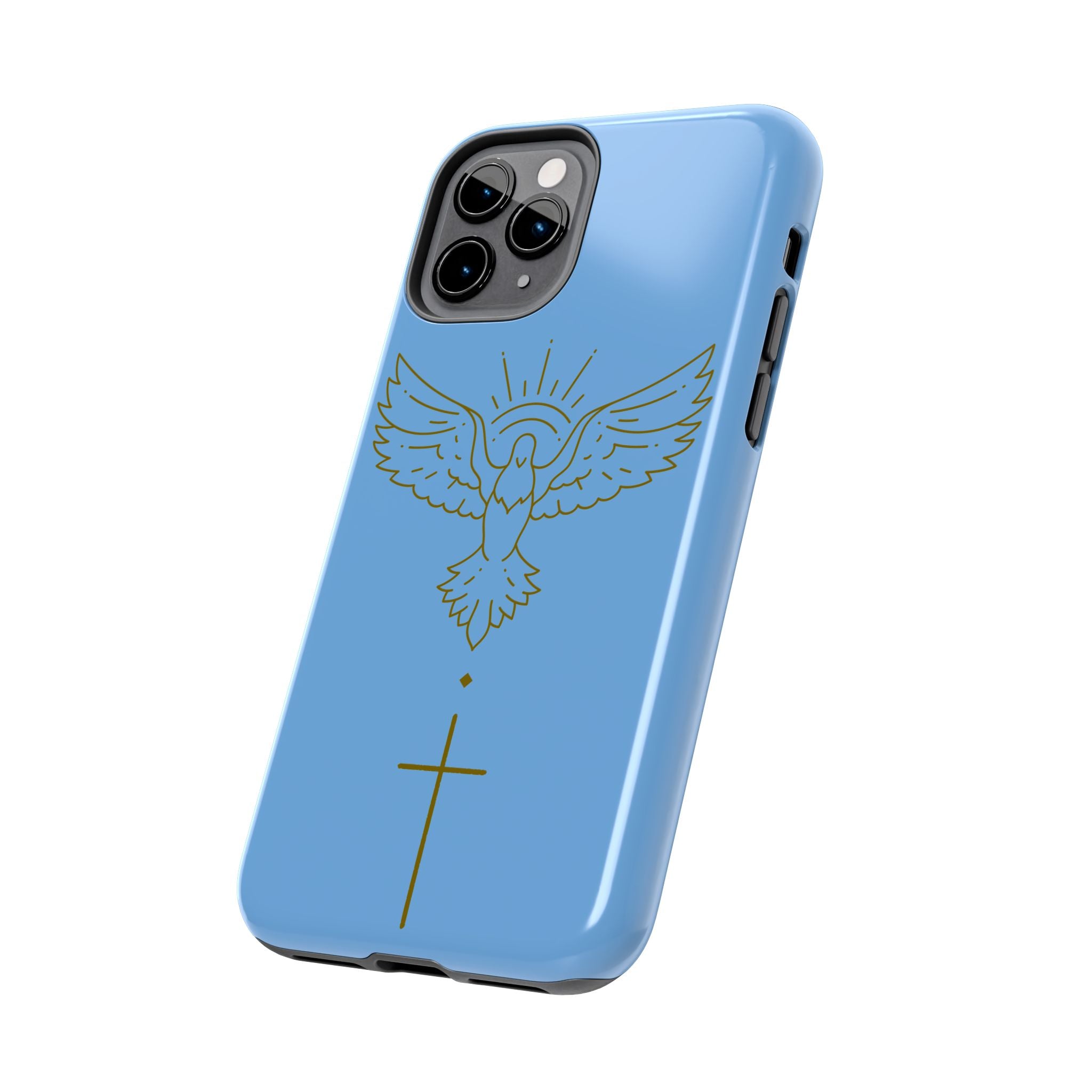 Dove & Cross Tough Phone Case — Inspirational Christian Religious Phone Cover