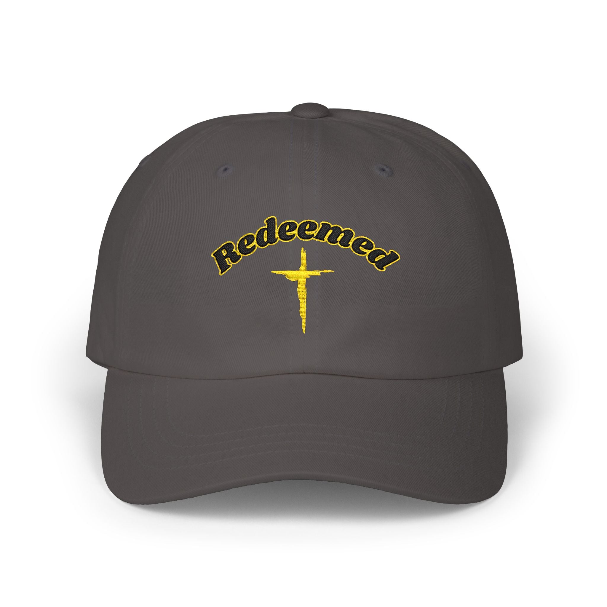 Redeemed Cross Dad Cap — Christian Baseball Hat