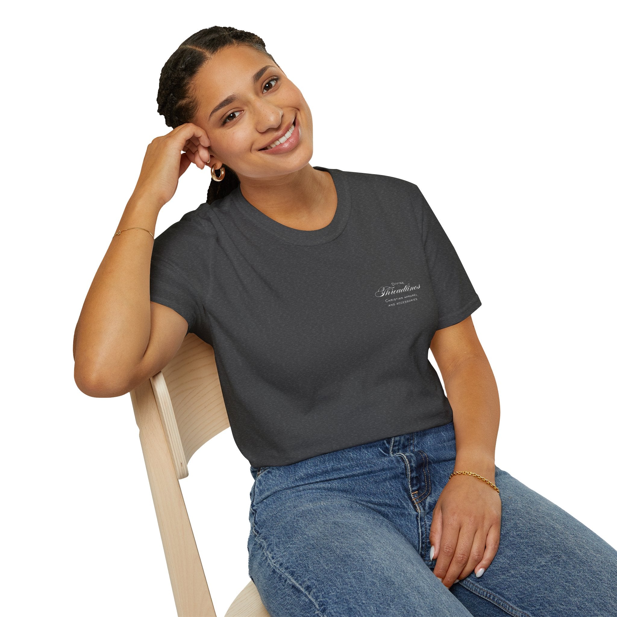 Christian Faith T-Shirt — "When the people around you reject you… Jesus loves you" Graphic Tee