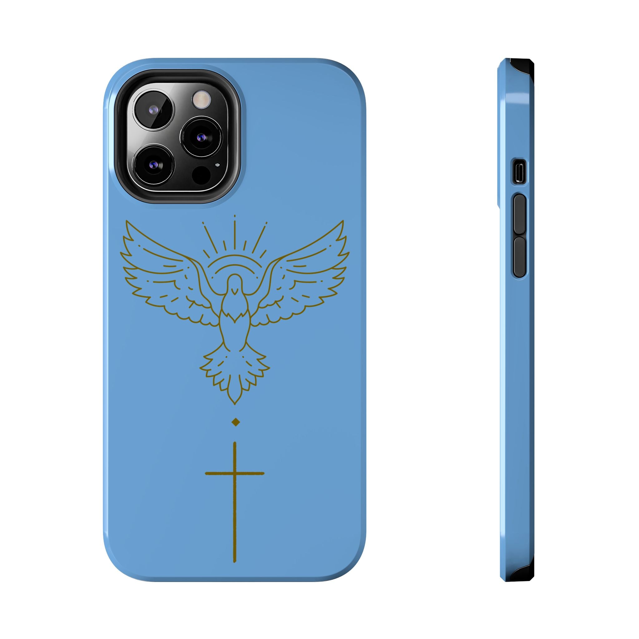 Dove & Cross Tough Phone Case — Inspirational Christian Religious Phone Cover