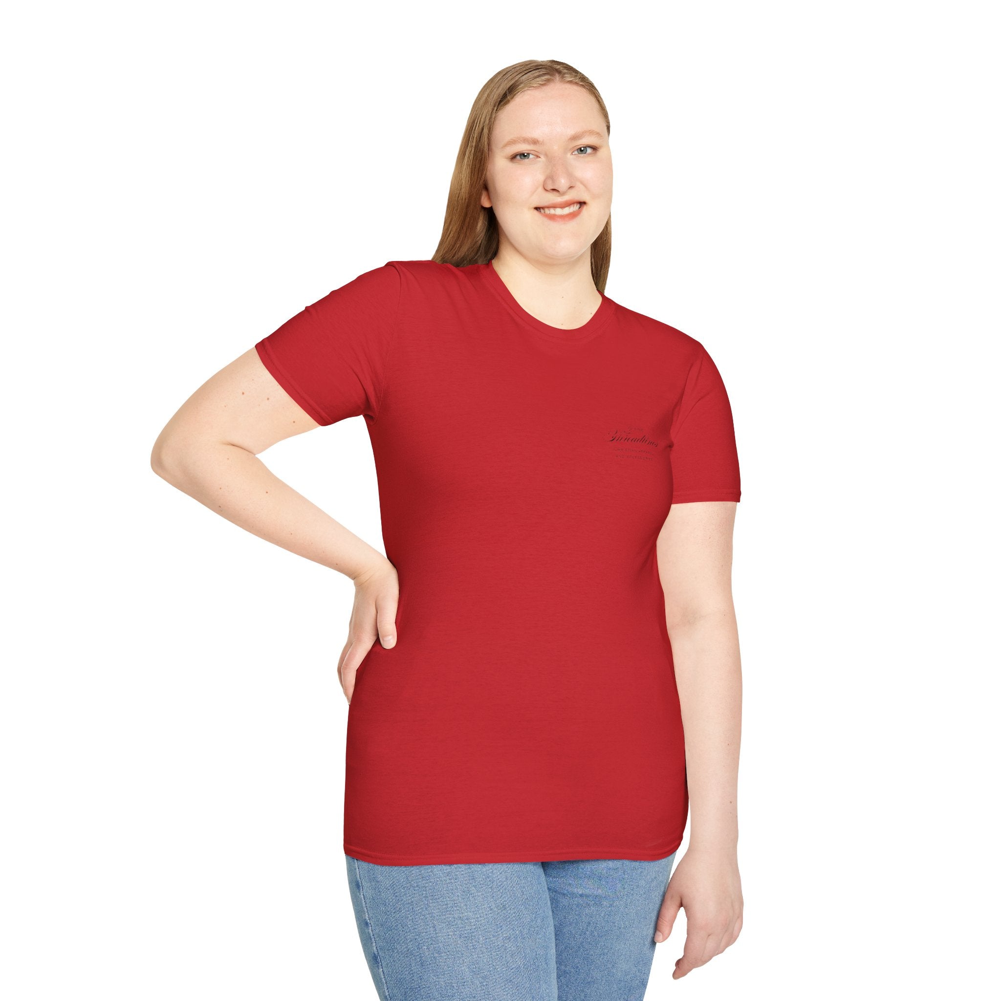 Christian Faith T-Shirt — "When the people around you reject you… Jesus loves you" Graphic Tee
