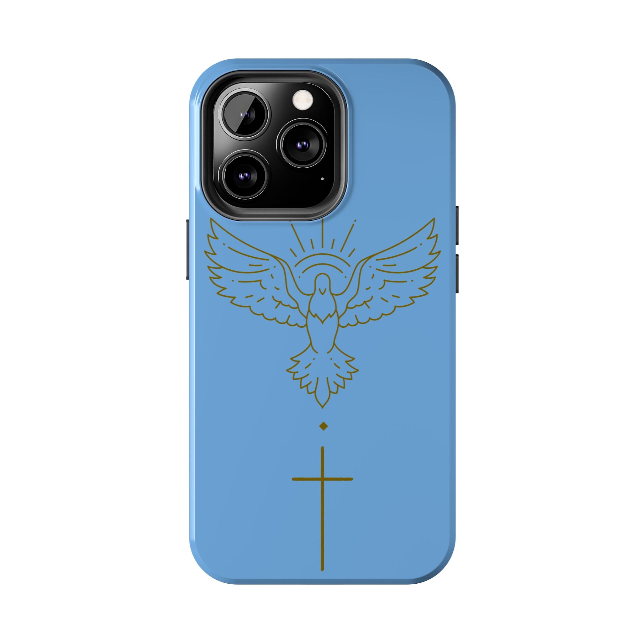 Dove & Cross Tough Phone Case — Inspirational Christian Religious Phone Cover