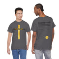 Christian Nutrition Facts Tee — Faith-Based Graphic T-Shirt with Cross & Nutrition Label Back