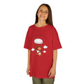 Kids Tee — Cute Jesus on Swing Under Cloud "Jesus Watches Over You and Me"