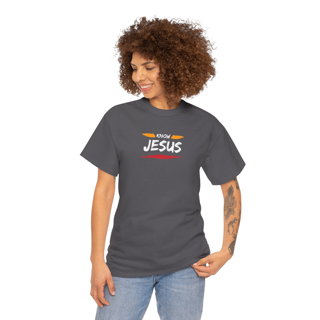 Christian T‑Shirt — "Know Jesus" Inspirational Gospel Tee (Take the Risk to Know Jesus)