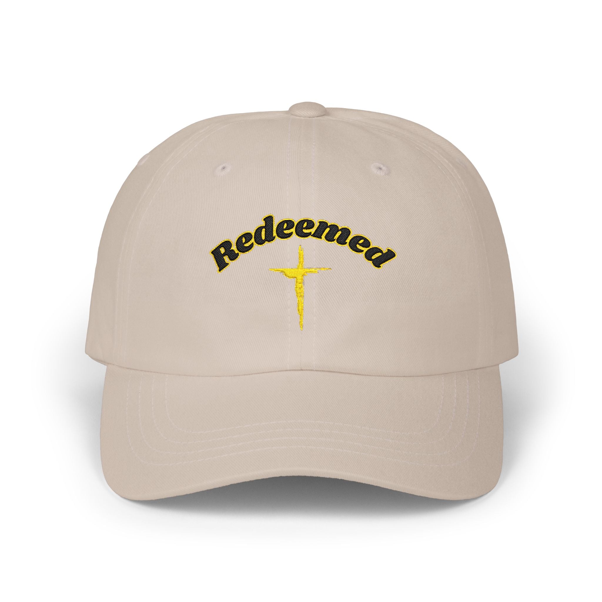 Redeemed Cross Dad Cap — Christian Baseball Hat