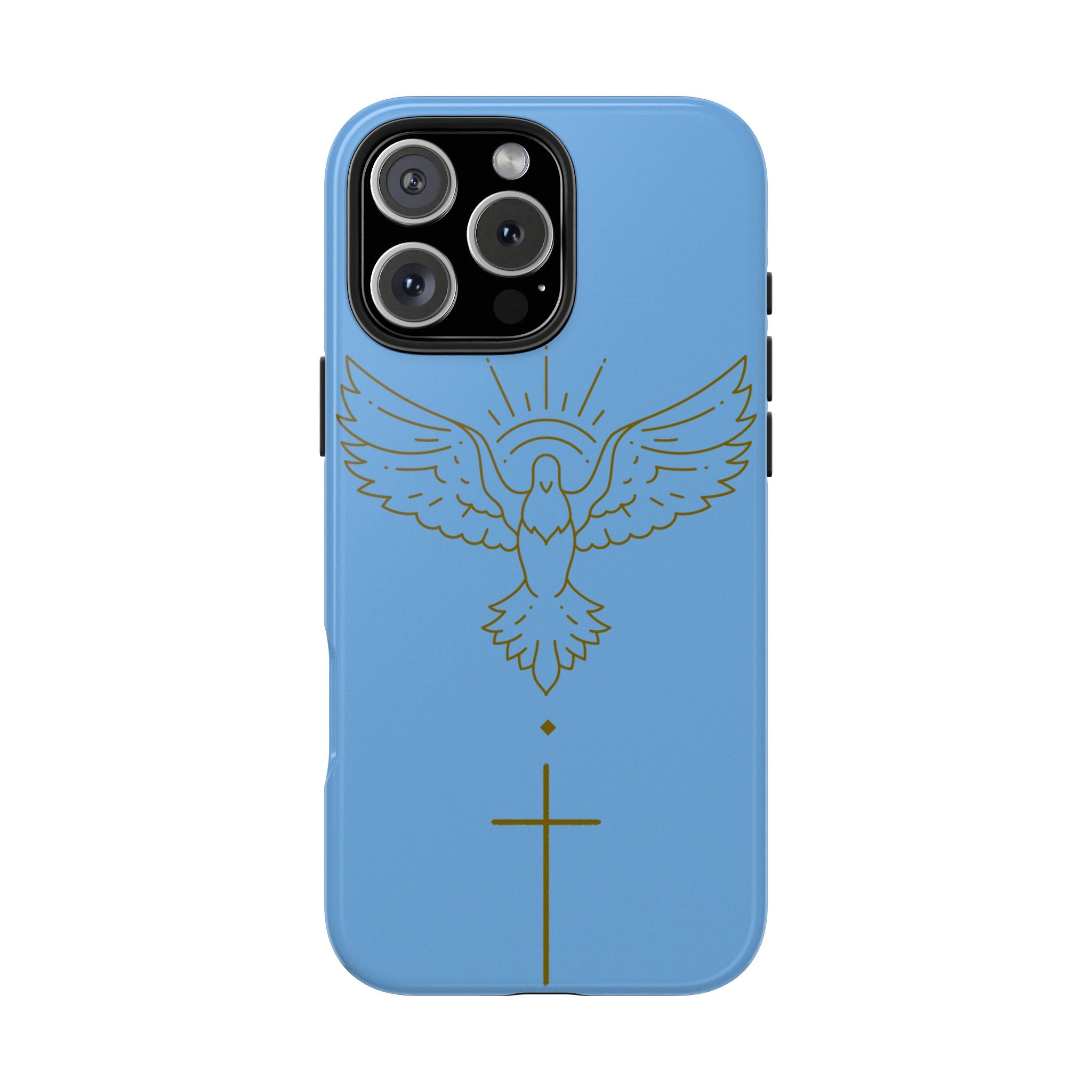 Dove & Cross Tough Phone Case — Inspirational Christian Religious Phone Cover