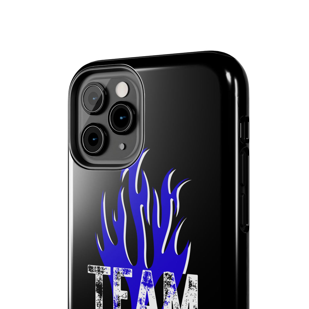 Team Jesus Phone Case — Blue Flame Christian Protective Case