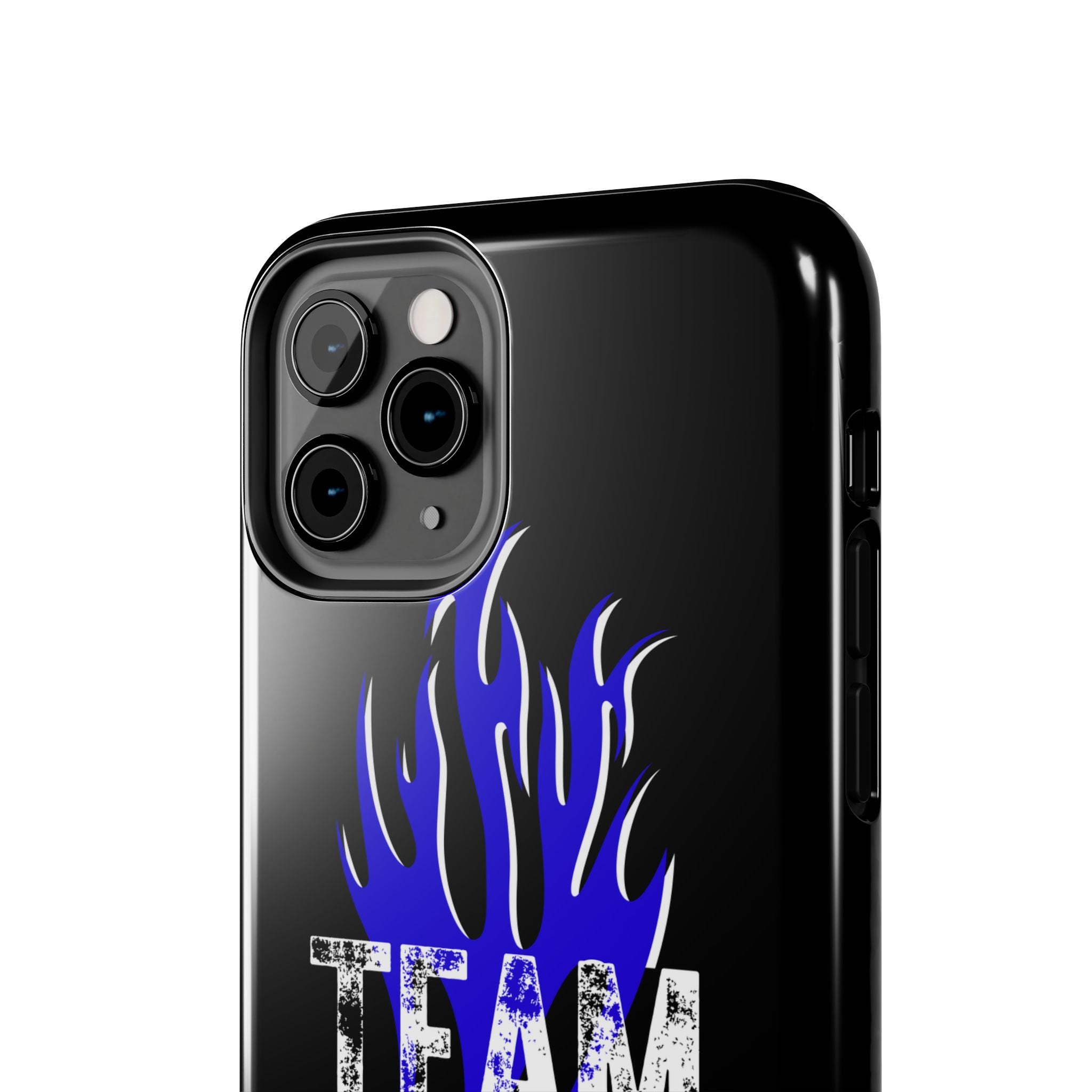 Team Jesus Phone Case — Blue Flame Christian Protective Case