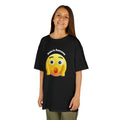 Kids T-Shirt — "Jesus Is Awesome" Surprised Emoji Graphic