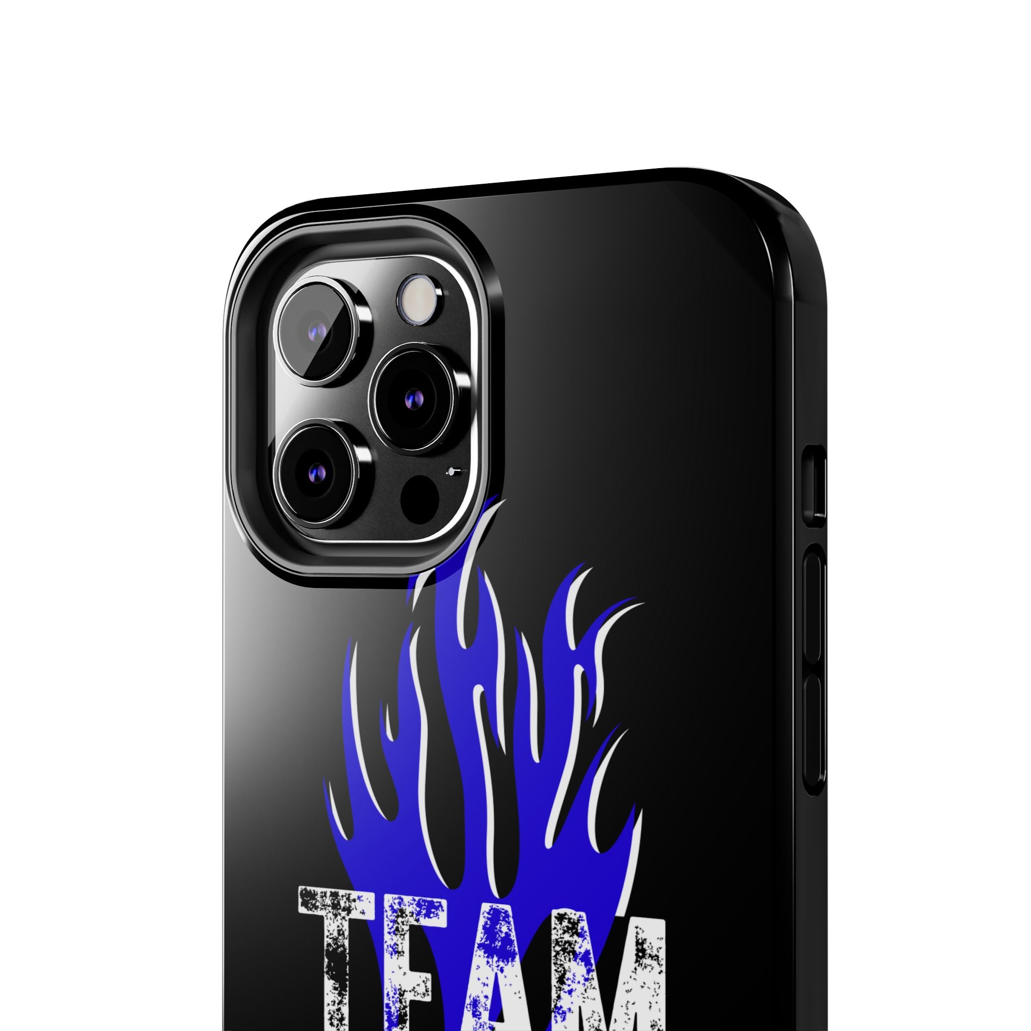 Team Jesus Phone Case — Blue Flame Christian Protective Case