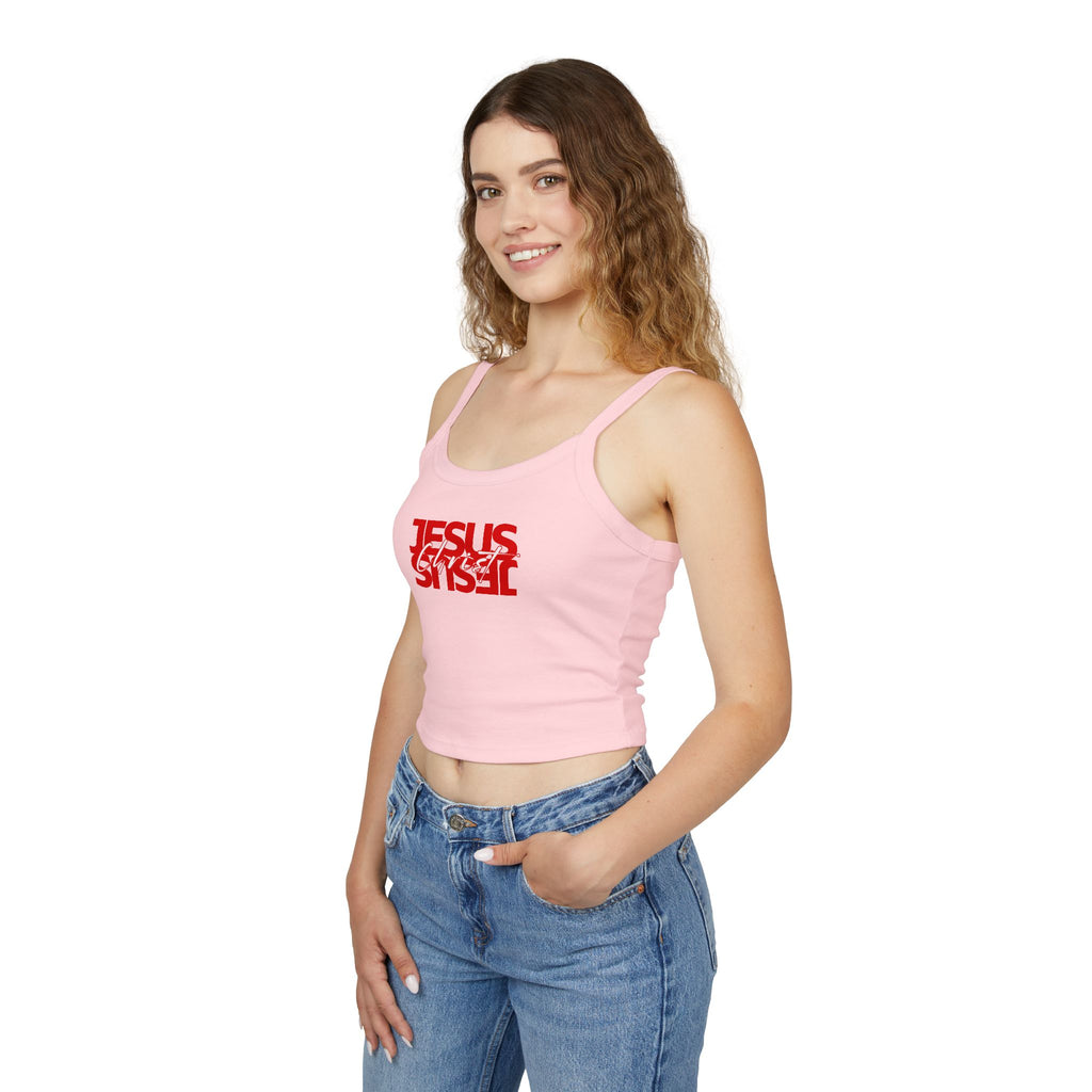 Jesus Christ Red Script Tank