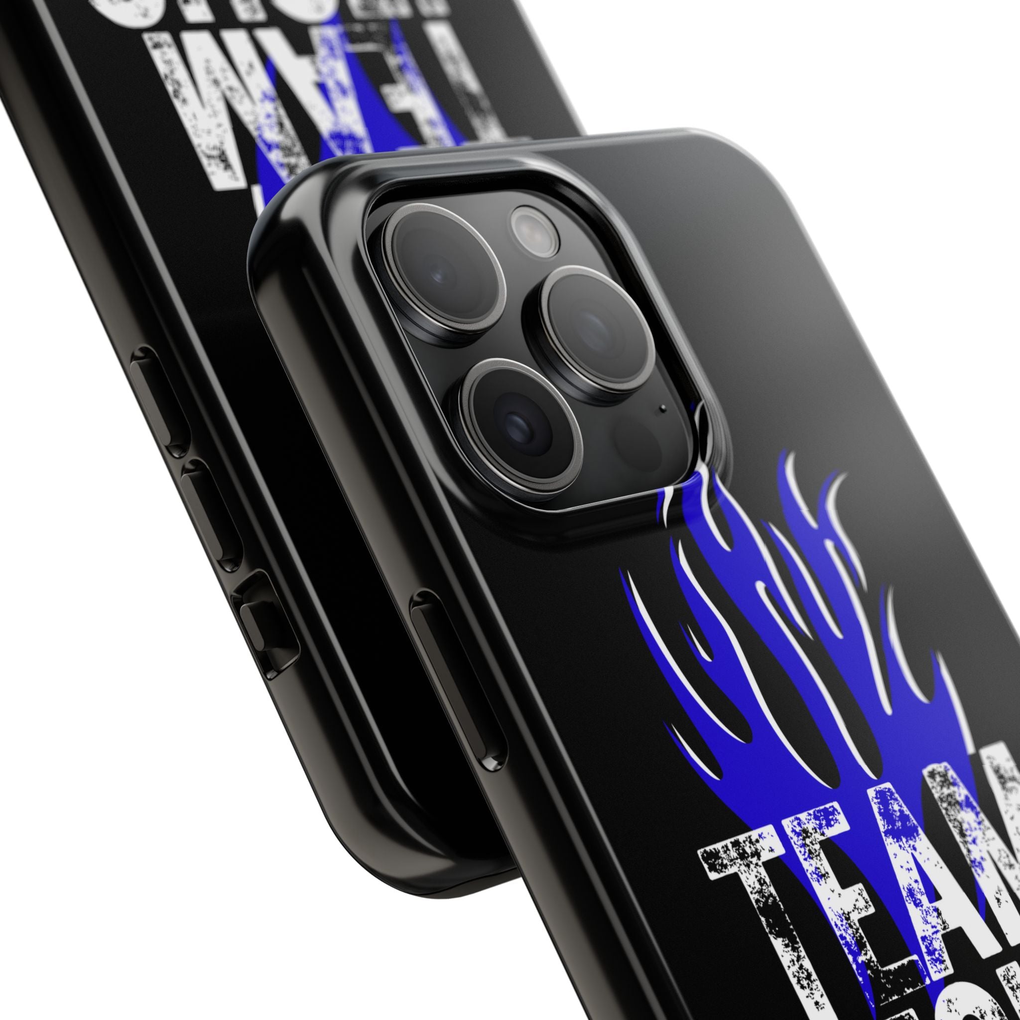 Team Jesus Phone Case — Blue Flame Christian Protective Case