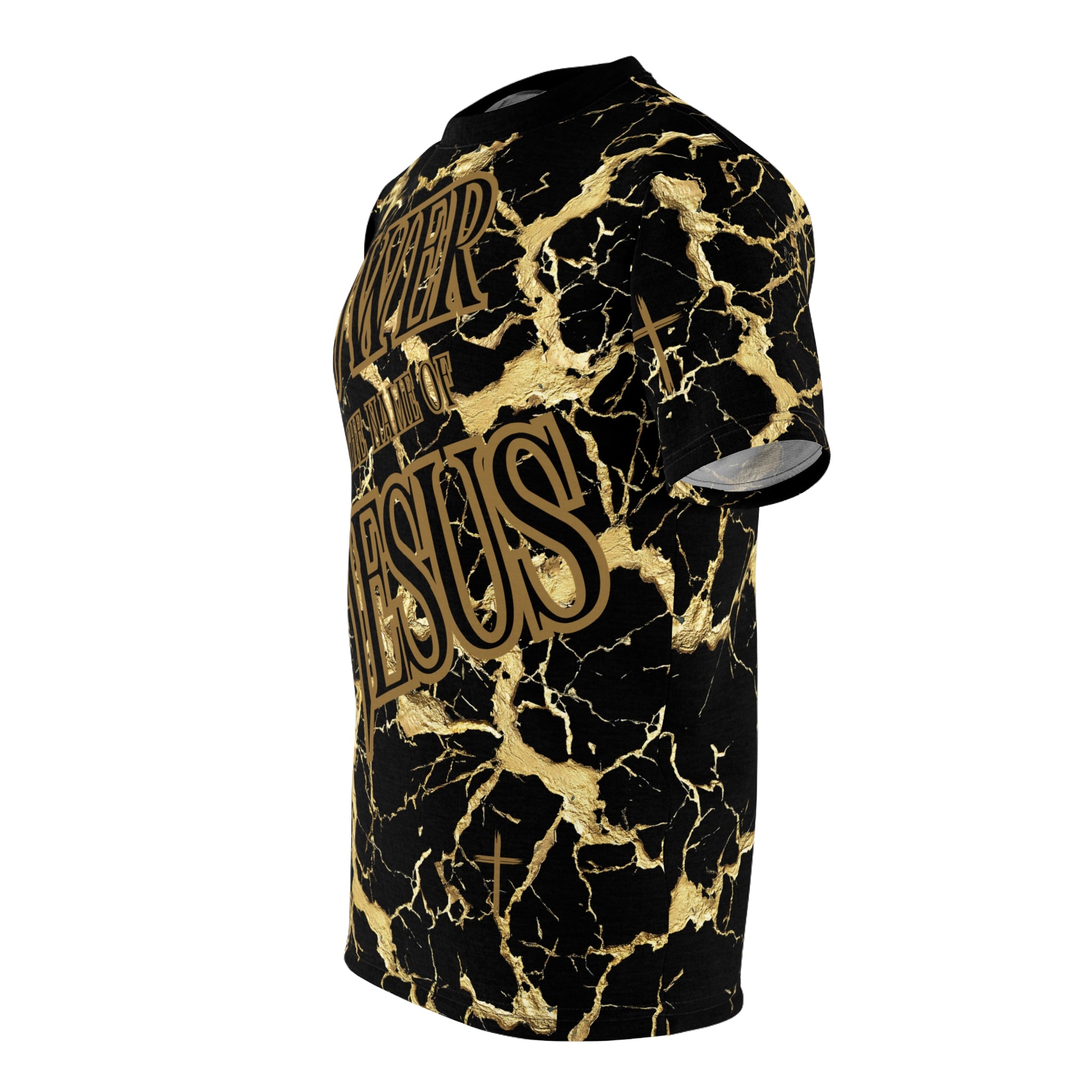 Power In The Name of Jesus Marble Tee