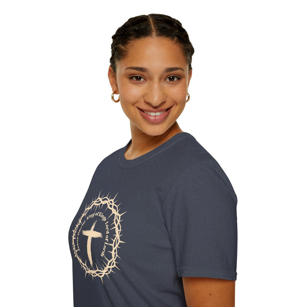Christian Cross T-Shirt — Crown of Thorns Faith Tee
