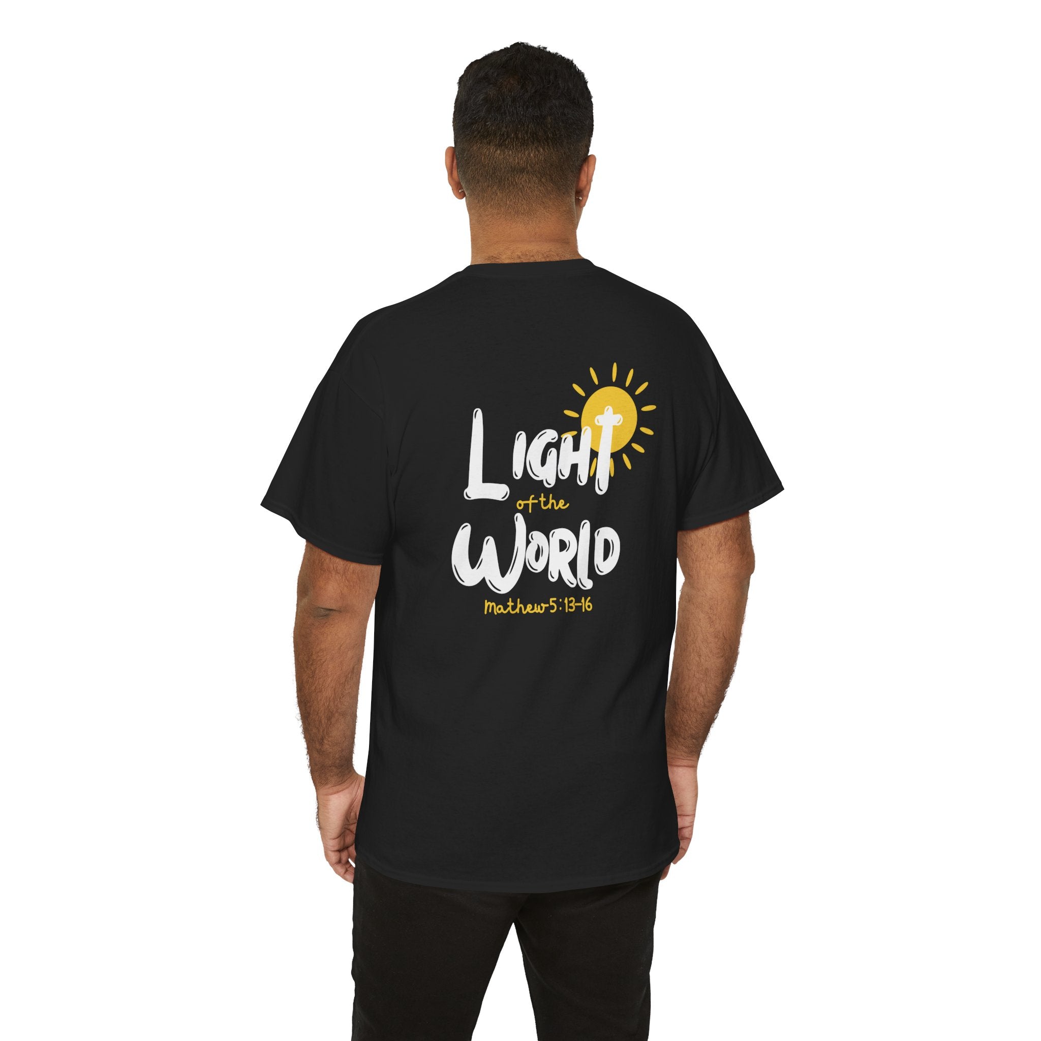 Salt of the Earth / Light of the World T‑Shirt — Christian Faith Graphic Tee (Matthew 5:13-16)