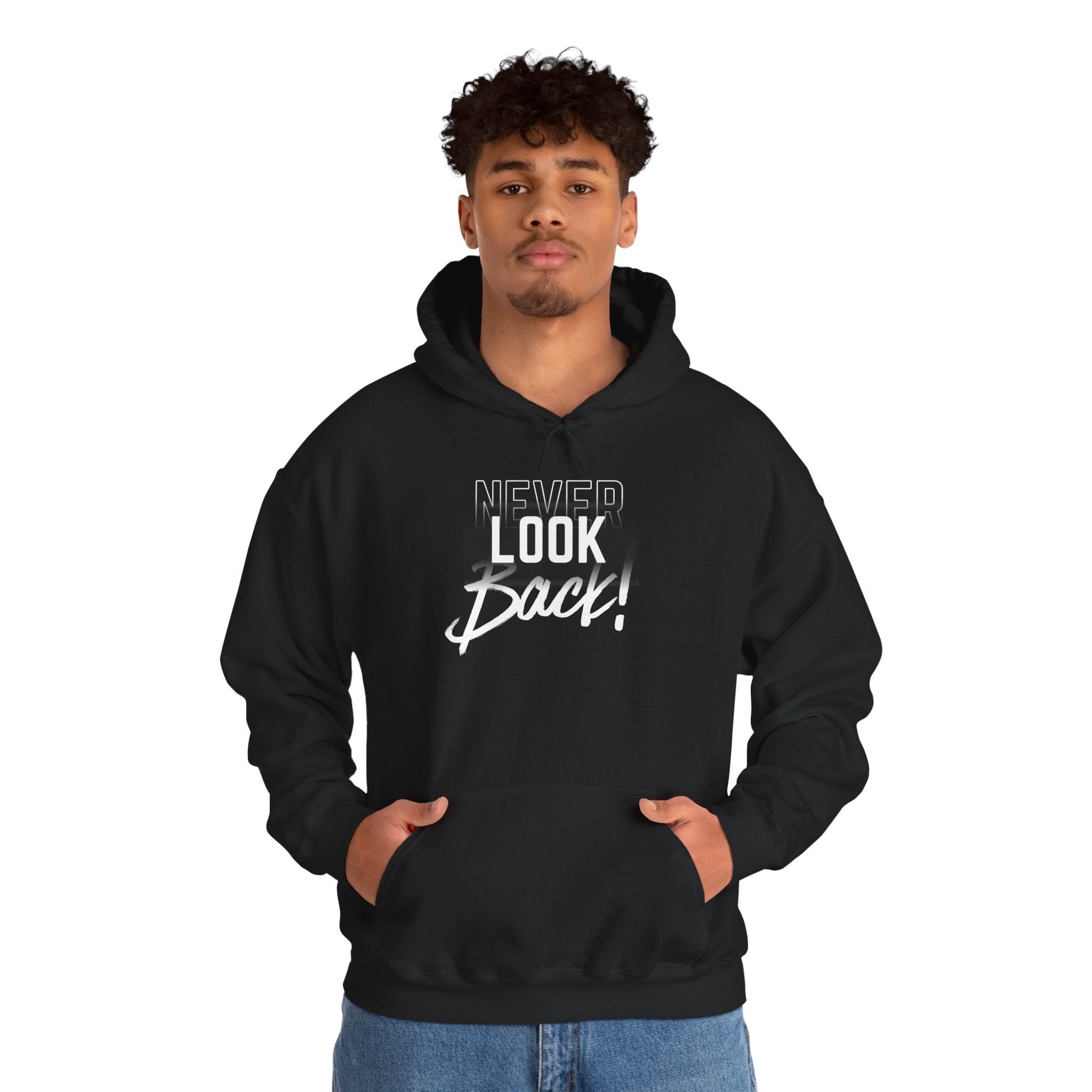 Never Look Back Hoodie — Trust in God Inspirational Pullover