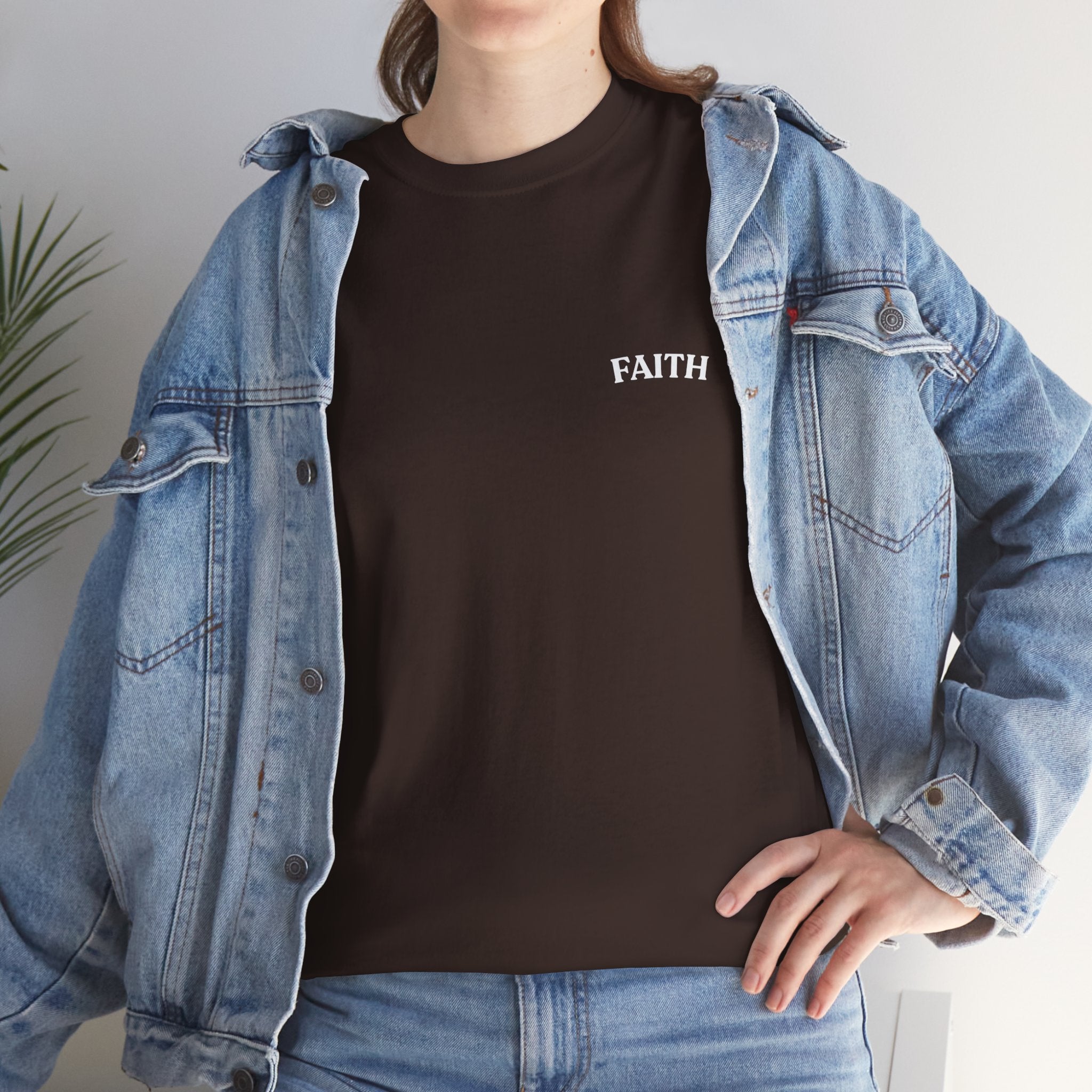Faith Emoji Tee — “Walk by faith not by sight” Christian Graphic T-Shirt