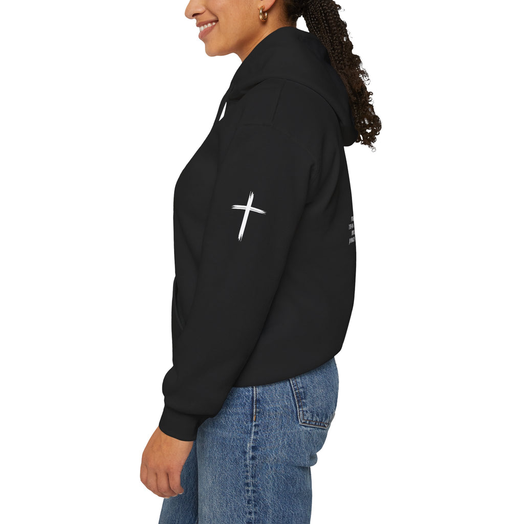Living Word Sword Hoodie — Christian Faith Graphic Pullover