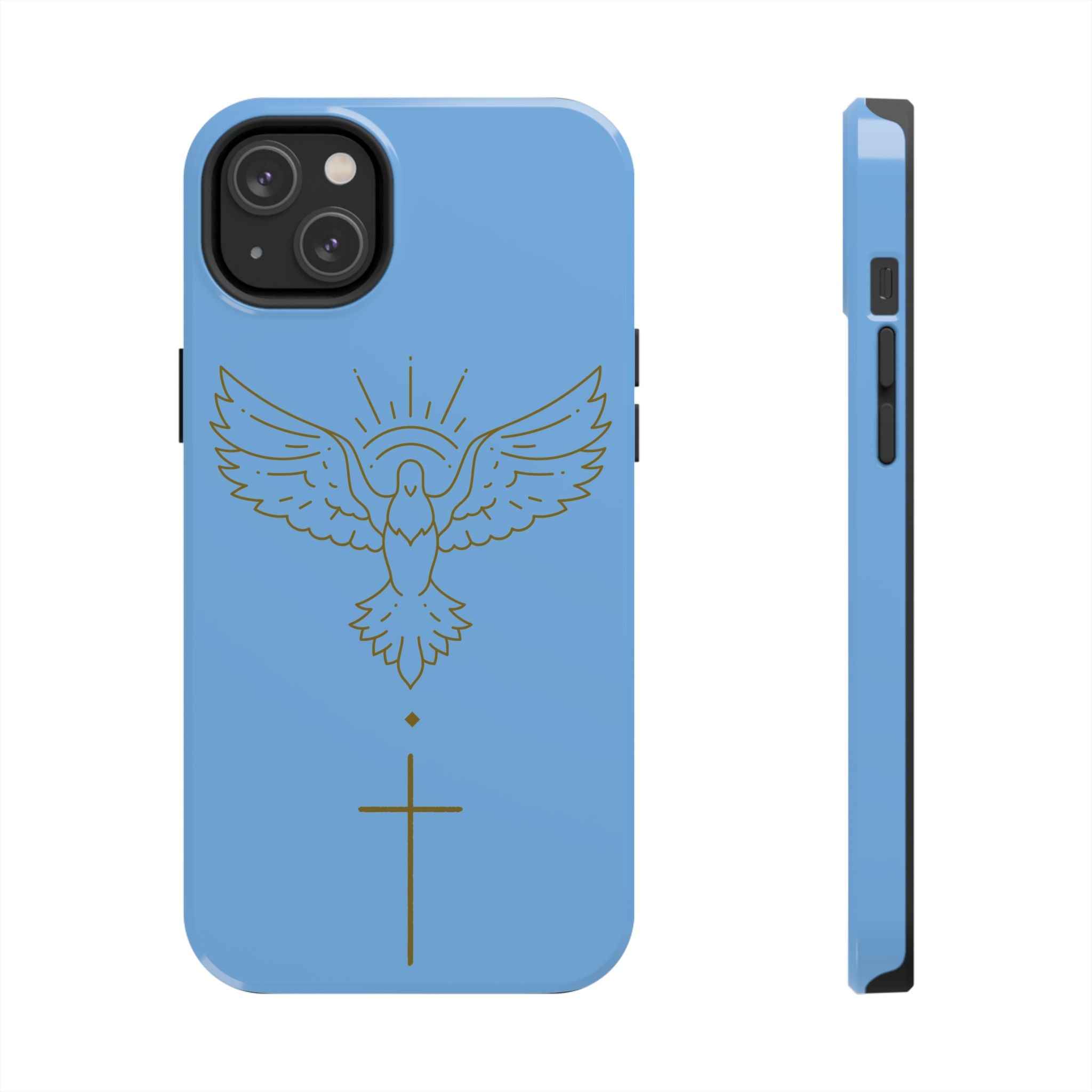 Dove & Cross Tough Phone Case — Inspirational Christian Religious Phone Cover