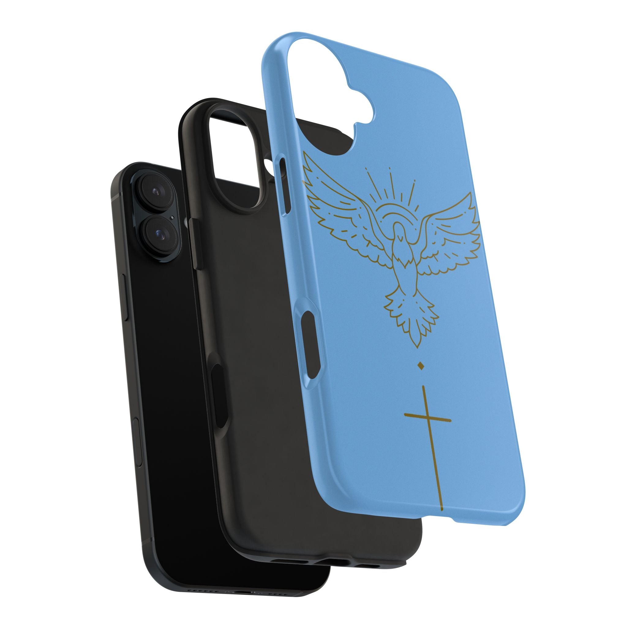 Dove & Cross Tough Phone Case — Inspirational Christian Religious Phone Cover