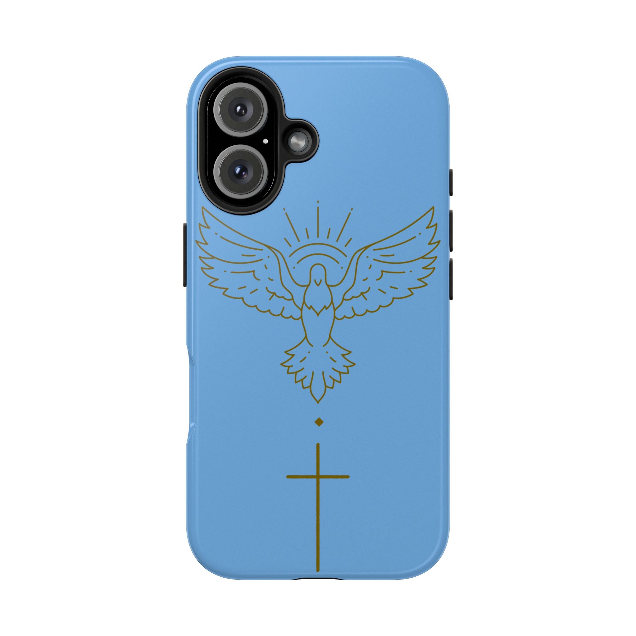 Dove & Cross Tough Phone Case — Inspirational Christian Religious Phone Cover