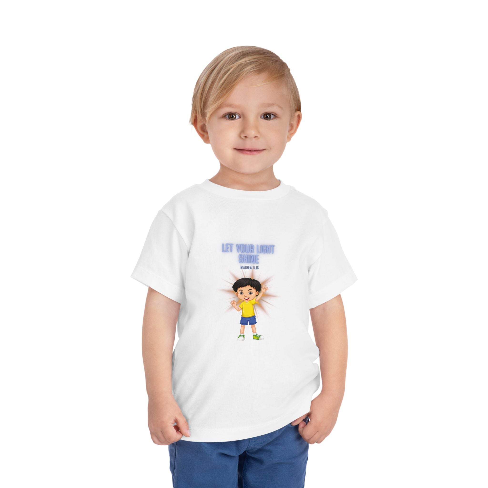 Let Your Light Shine Toddler Tee — Encouraging Kids Graphic Shirt