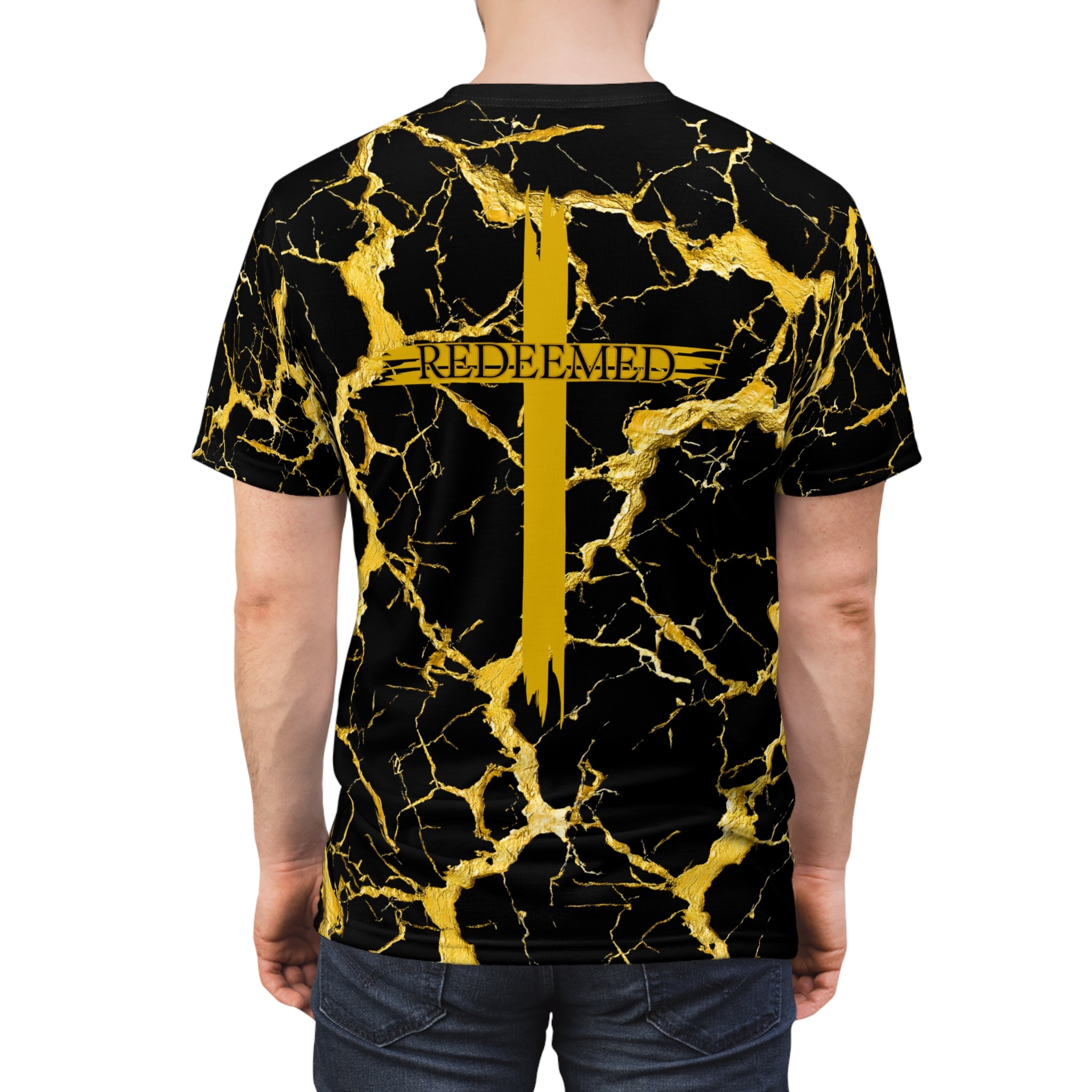 Jesus Saves Lion Cross Tee — Bold Christian Graphic T‑Shirt