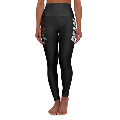 Christian 'Blessed Are the Peacemakers' High-Waisted Leggings — Dove & Rose Design