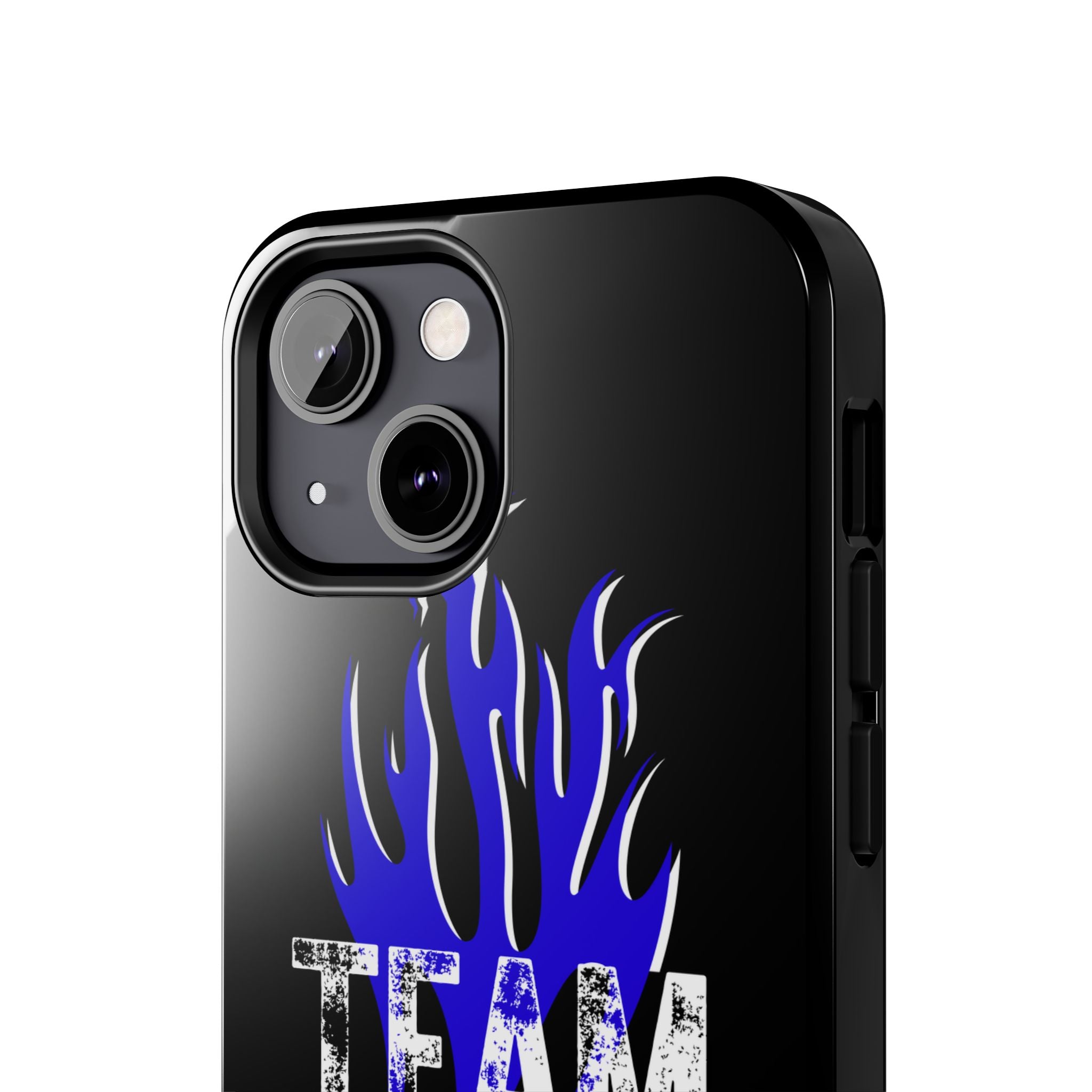 Team Jesus Phone Case — Blue Flame Christian Protective Case