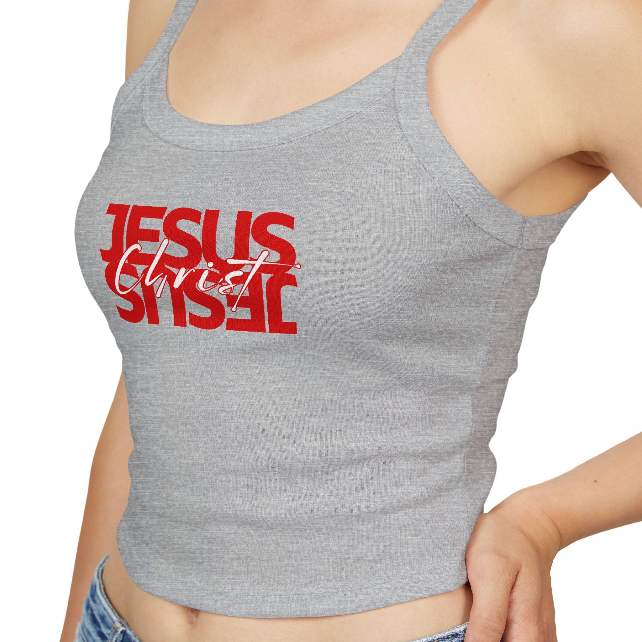 Jesus Christ Red Script Tank
