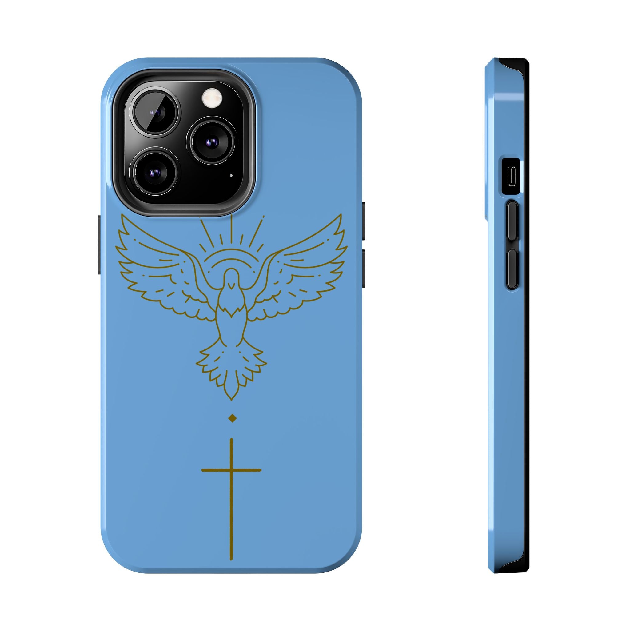 Dove & Cross Tough Phone Case — Inspirational Christian Religious Phone Cover