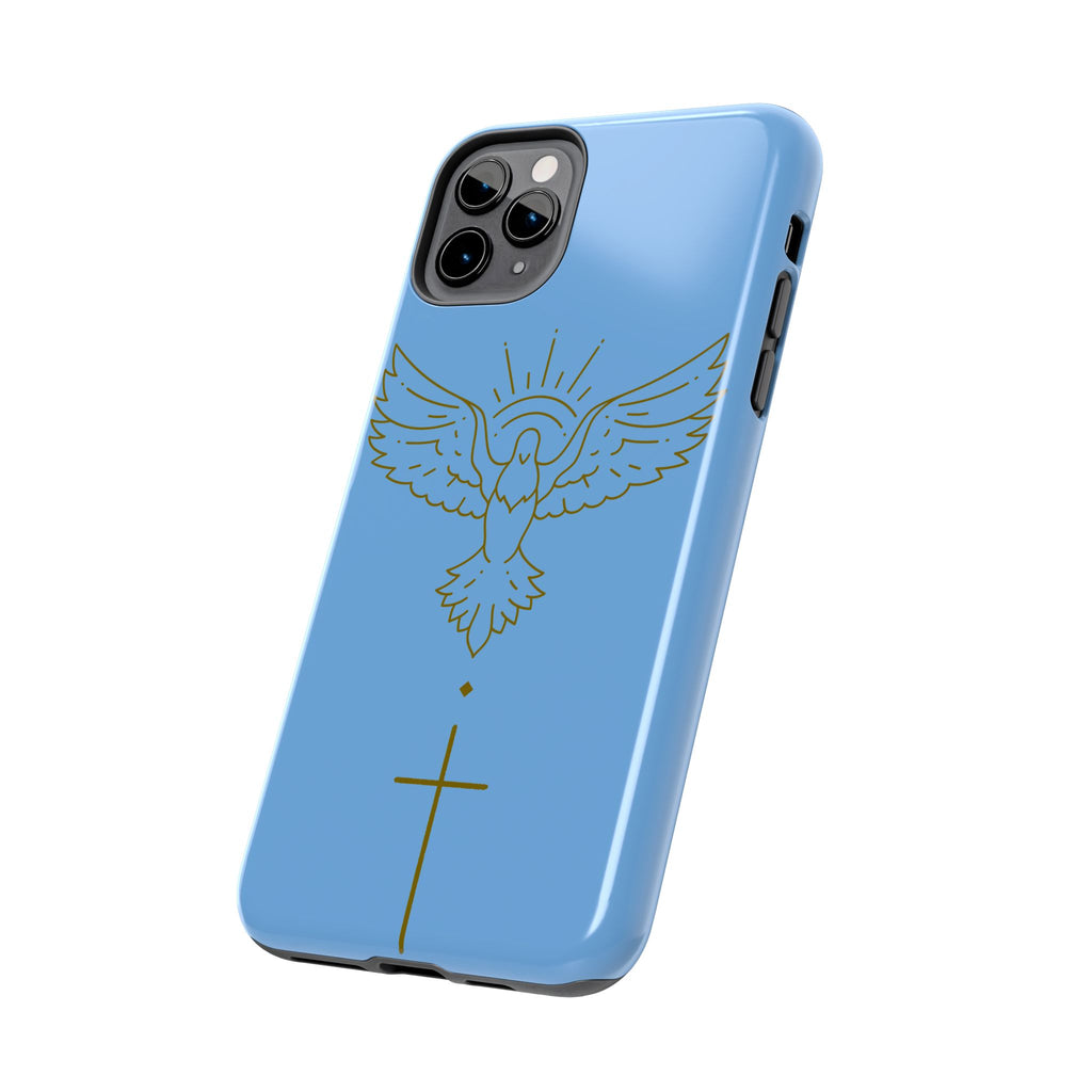 Dove & Cross Tough Phone Case — Inspirational Christian Religious Phone Cover