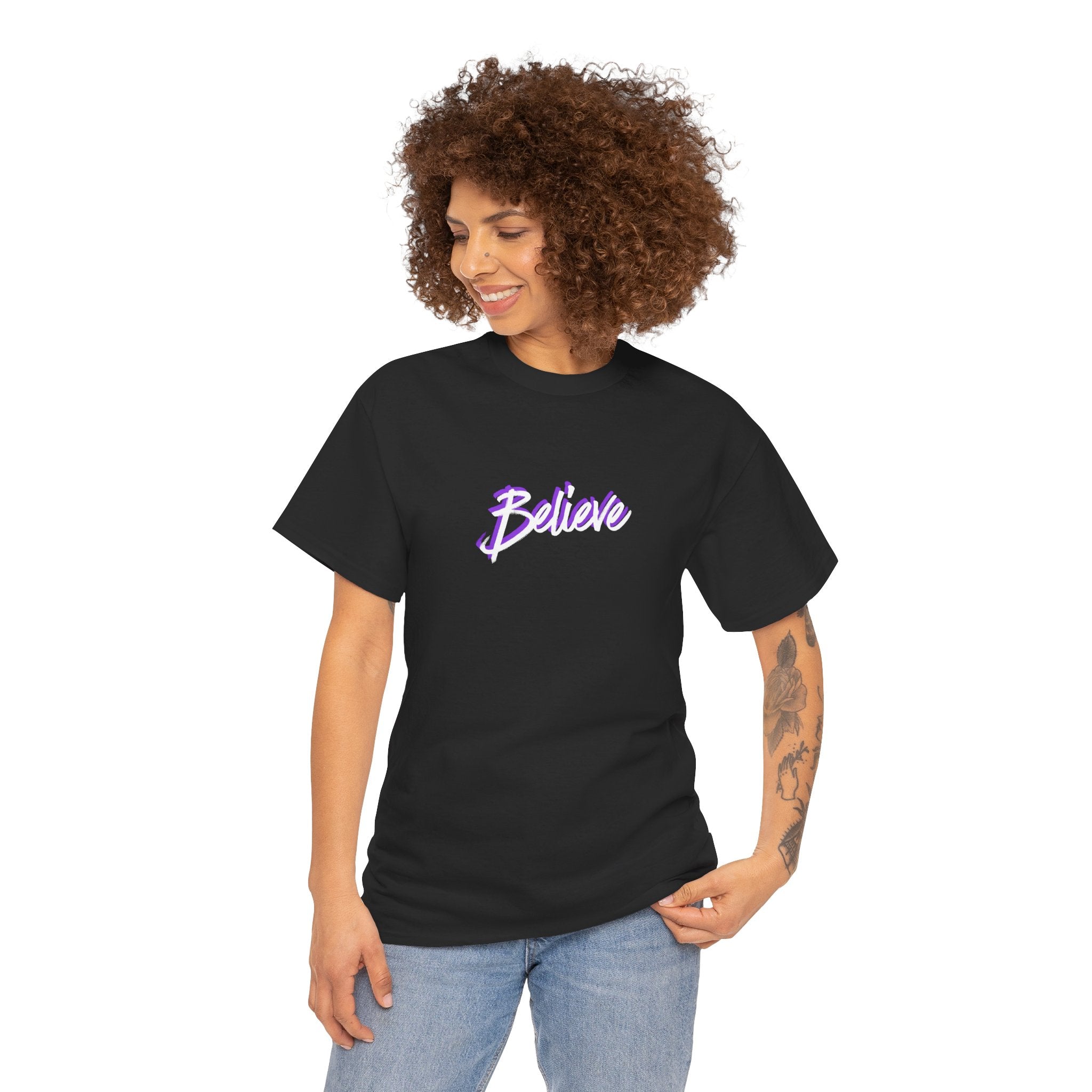Believe Script Tee — "Believe in the Lord Jesus" Christian Faith T‑Shirt