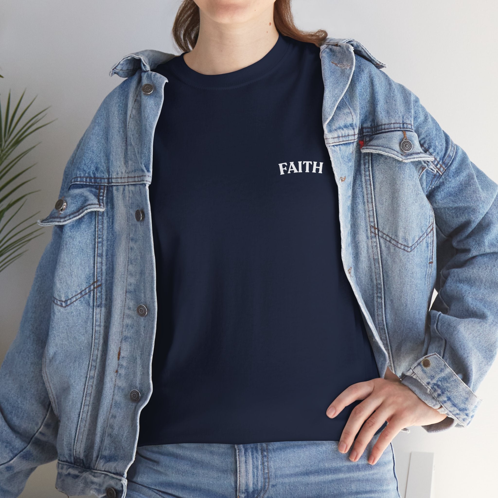 Faith Emoji Tee — “Walk by faith not by sight” Christian Graphic T-Shirt