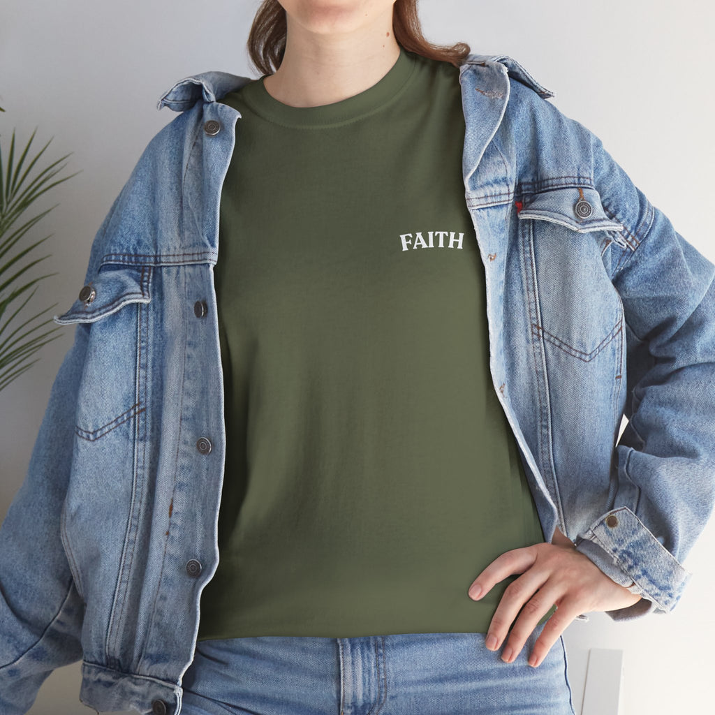 Faith Emoji Tee — “Walk by faith not by sight” Christian Graphic T-Shirt