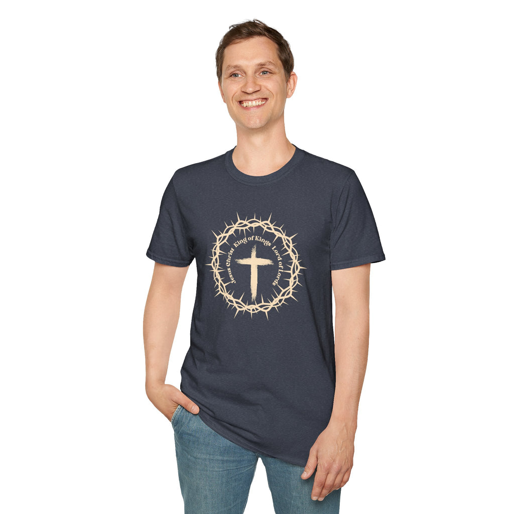 Christian Cross T-Shirt — Crown of Thorns Faith Tee