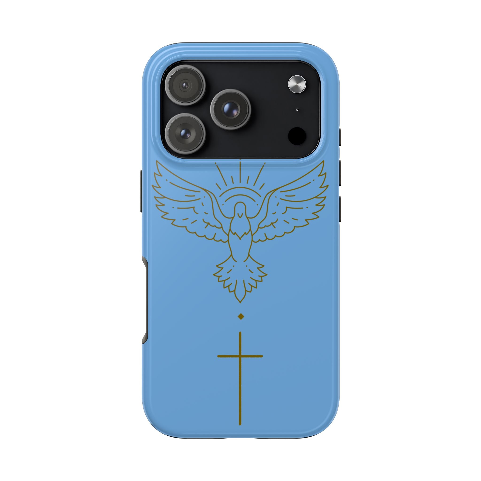 Dove & Cross Tough Phone Case — Inspirational Christian Religious Phone Cover